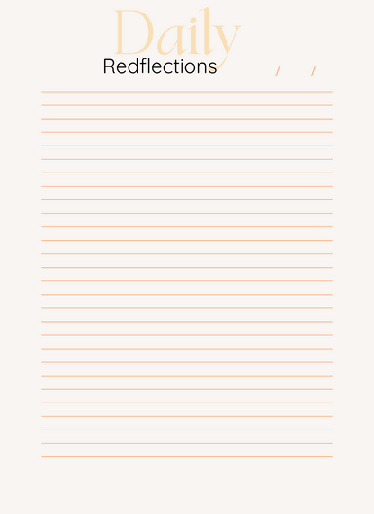 Daily reflection page