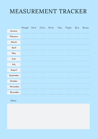 Digital Fitness Planner