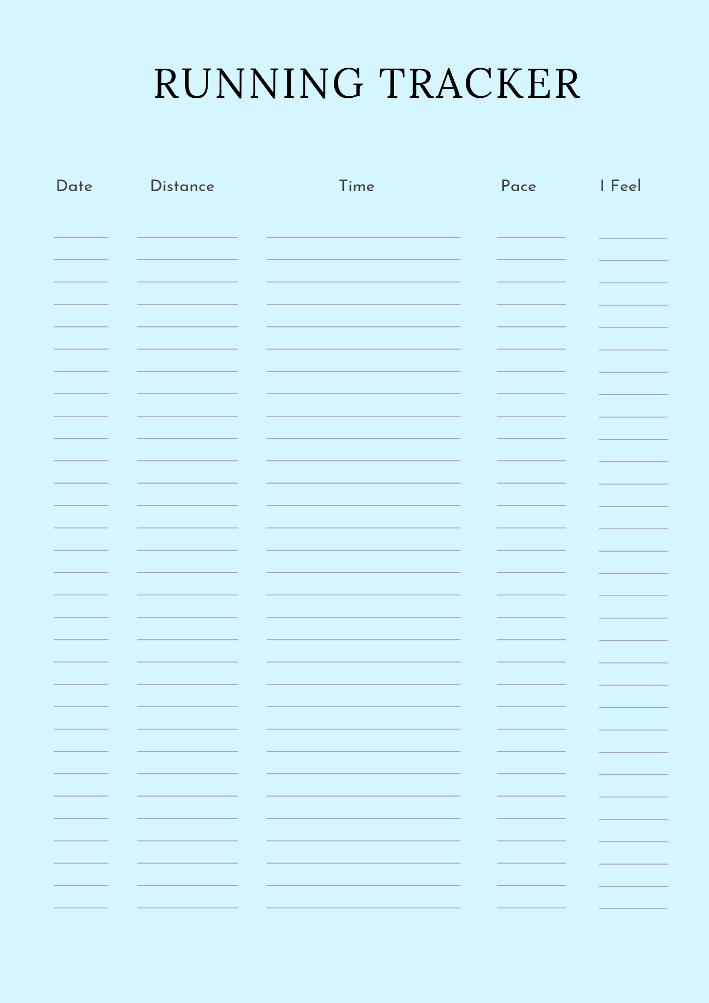 Digital Fitness Planner