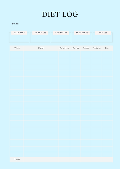 Digital Fitness Planner