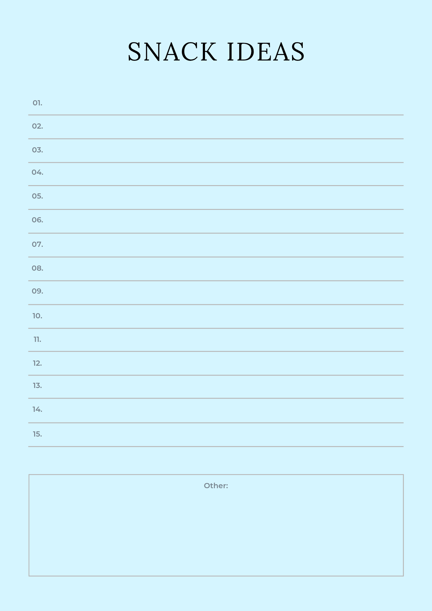 Digital Fitness Planner