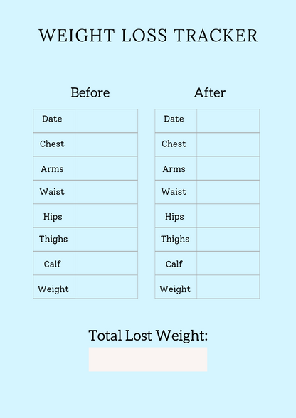 Digital Fitness Planner