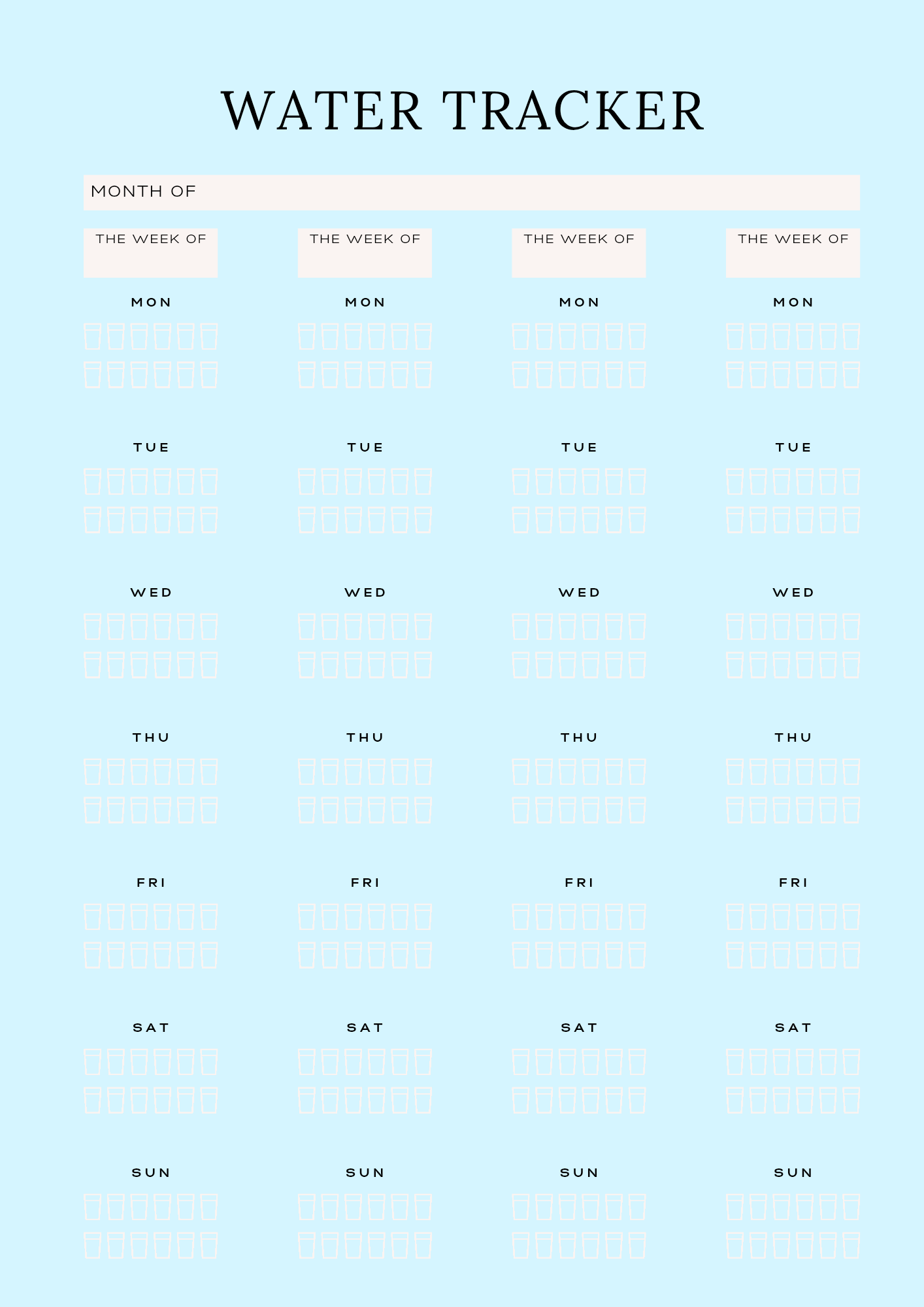 Digital Fitness Planner
