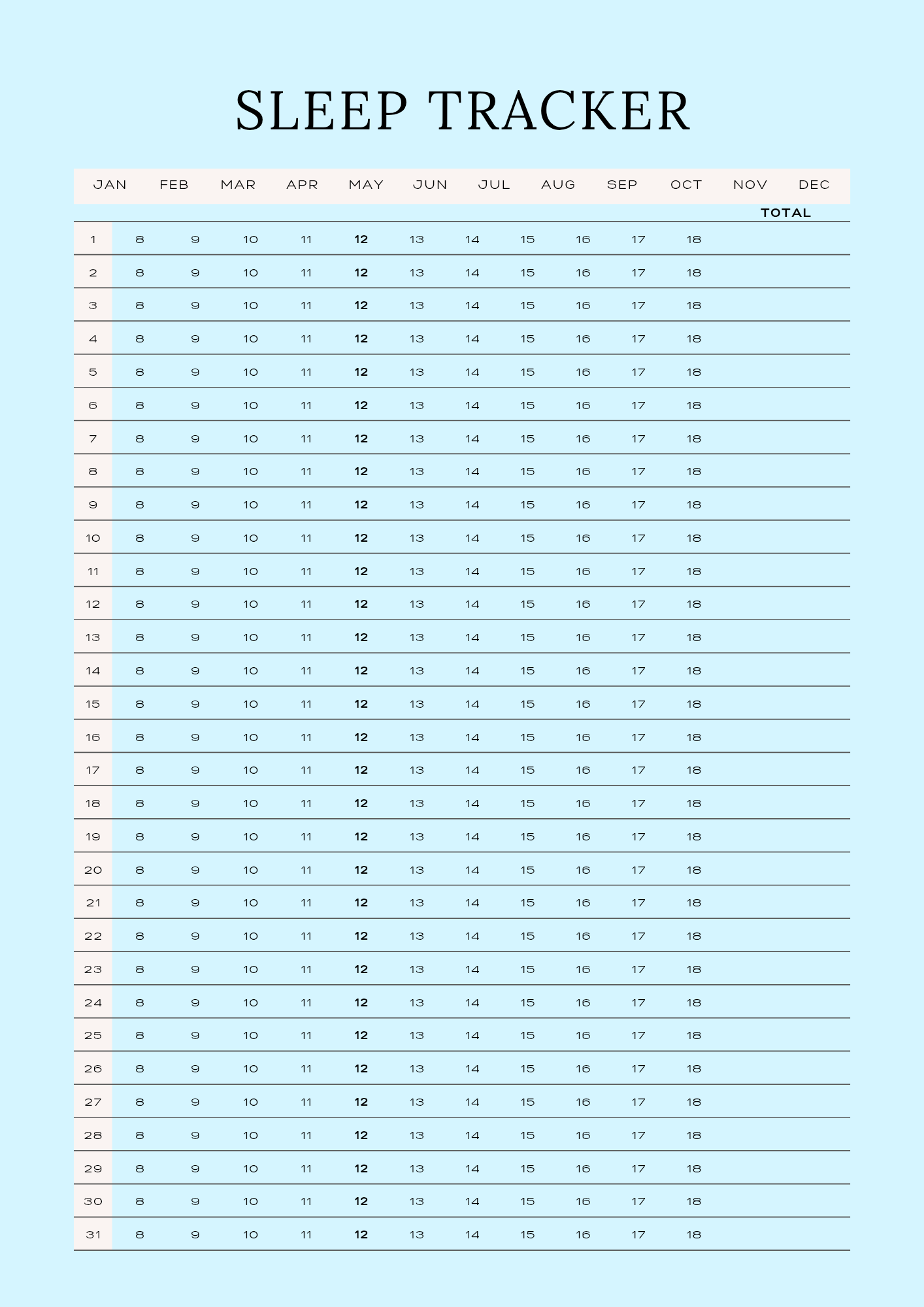 Digital Fitness Planner